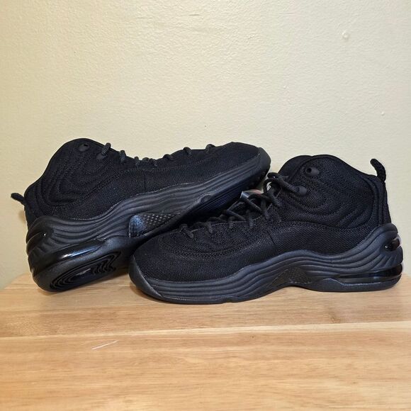 Nike X Stussy Air Penny 2 SP Shoes Black DQ5674-001 Men's Size 8 - Picture 4 of 7